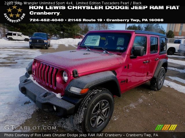 2022 Jeep Wrangler Unlimited Sport 4x4 in Limited Edition Tuscadero Pearl