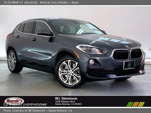 2018 BMW X2 xDrive28i in Mineral Grey Metallic