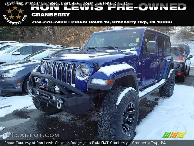 2020 Jeep Wrangler Unlimited Sahara 4x4 in Ocean Blue Metallic