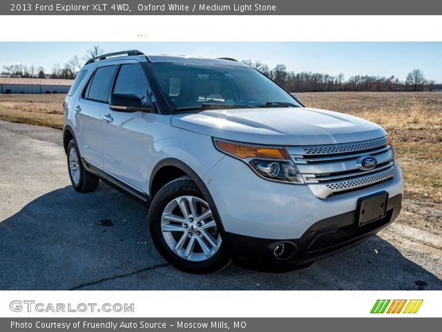 2013 Ford Explorer XLT 4WD in Oxford White
