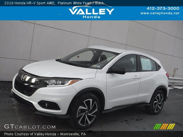 2019 Honda HR-V Sport AWD in Platinum White Pearl