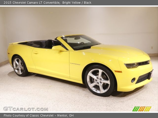 2015 Chevrolet Camaro LT Convertible in Bright Yellow