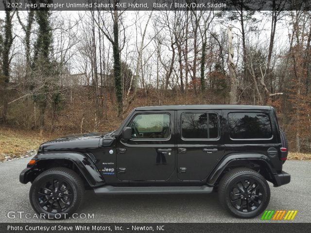 2022 Jeep Wrangler Unlimited Sahara 4XE Hybrid in Black