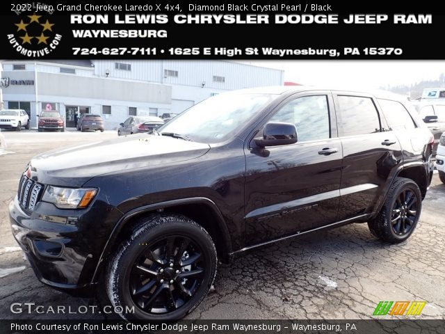 2022 Jeep Grand Cherokee Laredo X 4x4 in Diamond Black Crystal Pearl