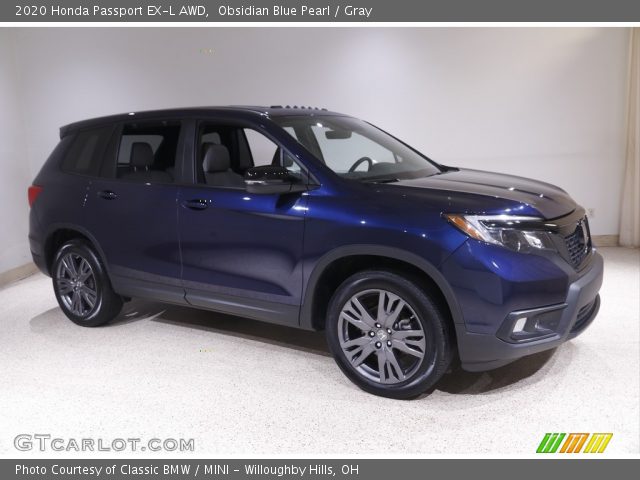 2020 Honda Passport EX-L AWD in Obsidian Blue Pearl