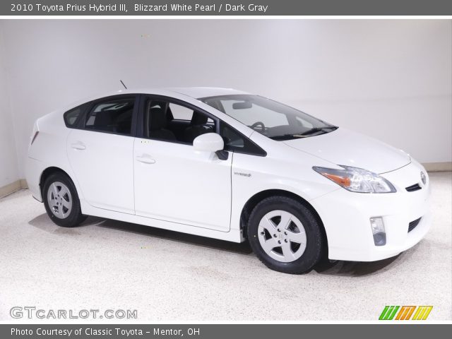 2010 Toyota Prius Hybrid III in Blizzard White Pearl