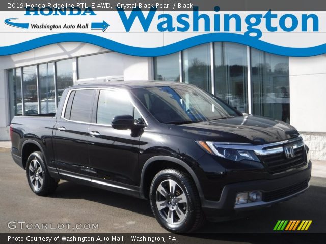 2019 Honda Ridgeline RTL-E AWD in Crystal Black Pearl