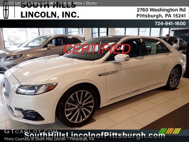 2020 Lincoln Continental AWD in Pristine White