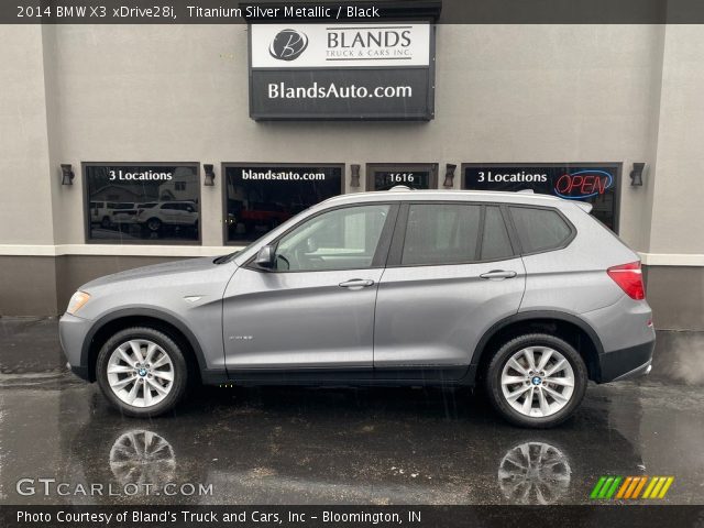 2014 BMW X3 xDrive28i in Titanium Silver Metallic