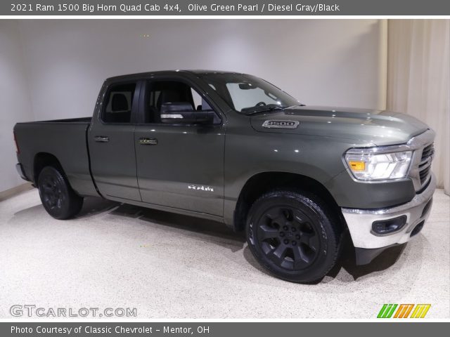 2021 Ram 1500 Big Horn Quad Cab 4x4 in Olive Green Pearl