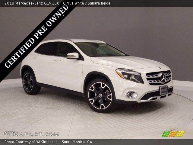 2018 Mercedes-Benz GLA 250 in Cirrus White