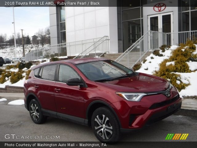 2018 Toyota RAV4 LE AWD in Ruby Flare Pearl