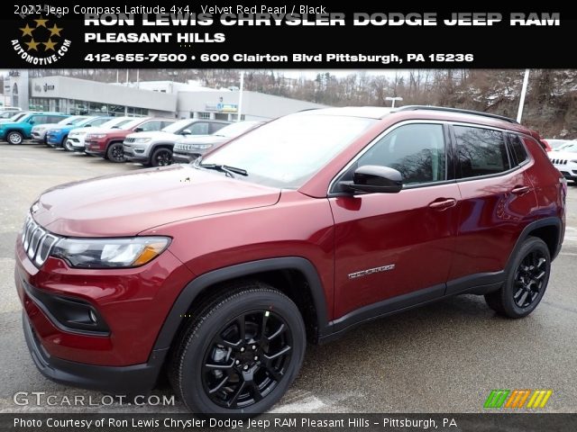 2022 Jeep Compass Latitude 4x4 in Velvet Red Pearl