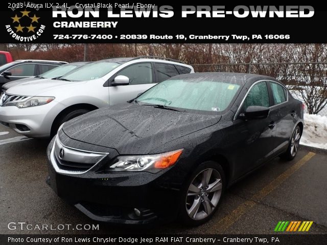 2013 Acura ILX 2.4L in Crystal Black Pearl