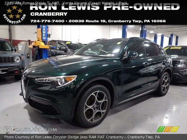 2019 Alfa Romeo Stelvio Ti AWD in Verde Visconti (Green) Metallic