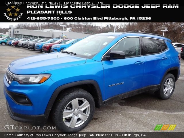 2022 Jeep Compass Latitude 4x4 in Laser Blue Pearl