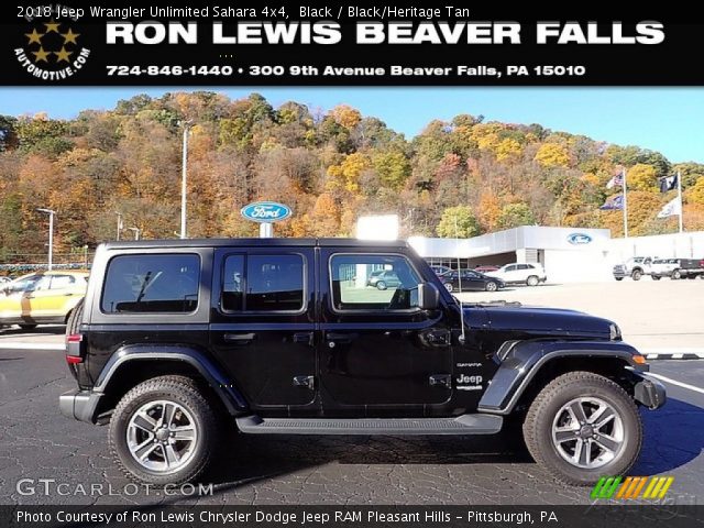 2018 Jeep Wrangler Unlimited Sahara 4x4 in Black