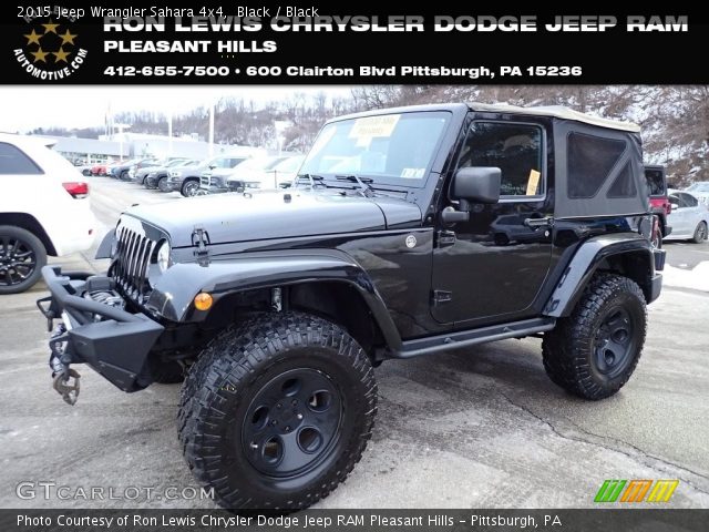 2015 Jeep Wrangler Sahara 4x4 in Black