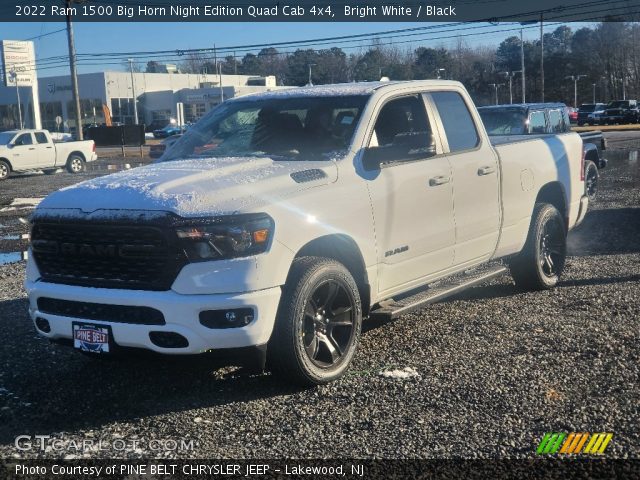 2022 Ram 1500 Big Horn Night Edition Quad Cab 4x4 in Bright White