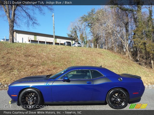 2021 Dodge Challenger T/A in Indigo Blue