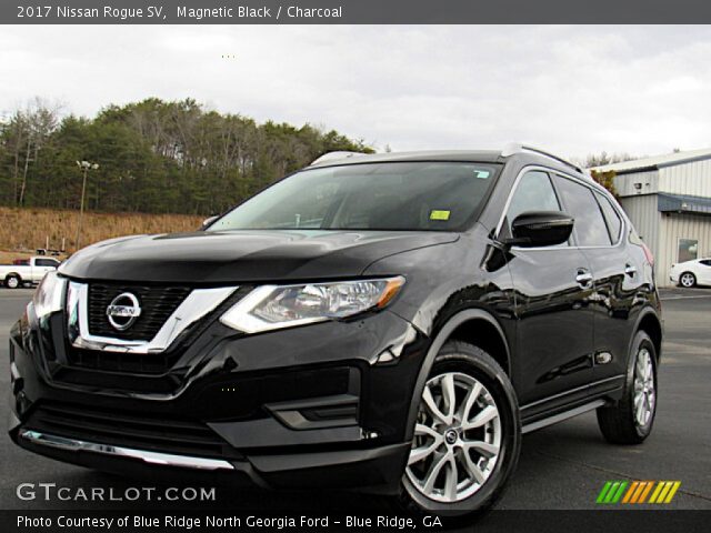 2017 Nissan Rogue SV in Magnetic Black
