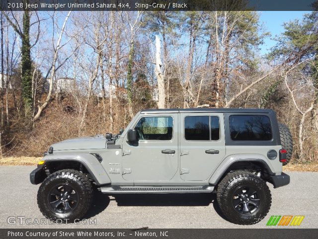 2018 Jeep Wrangler Unlimited Sahara 4x4 in Sting-Gray