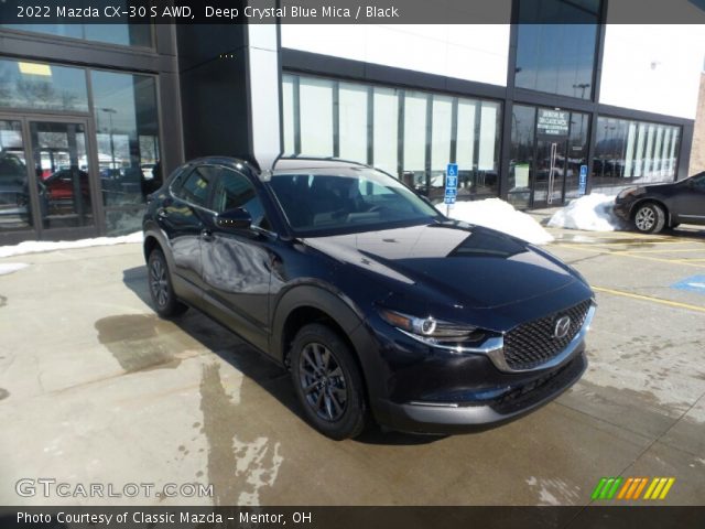 2022 Mazda CX-30 S AWD in Deep Crystal Blue Mica