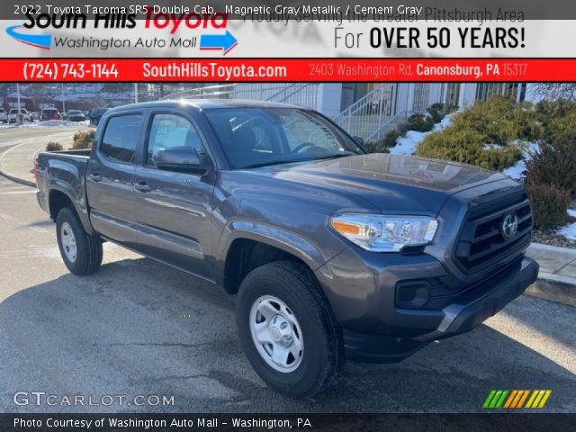 2022 Toyota Tacoma SR5 Double Cab in Magnetic Gray Metallic