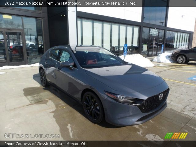 2022 Mazda Mazda3 Premium Hatchback in Polymetal Gray Metallic