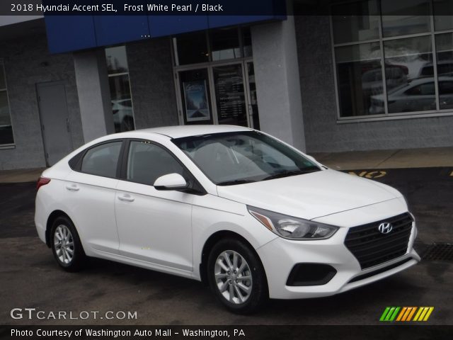 2018 Hyundai Accent SEL in Frost White Pearl