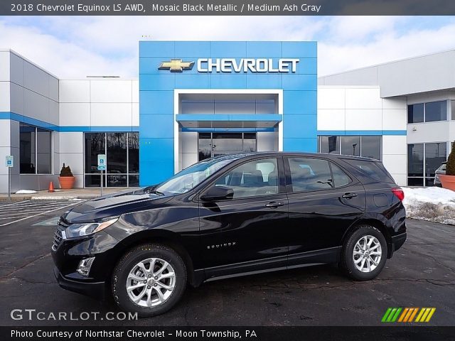 2018 Chevrolet Equinox LS AWD in Mosaic Black Metallic