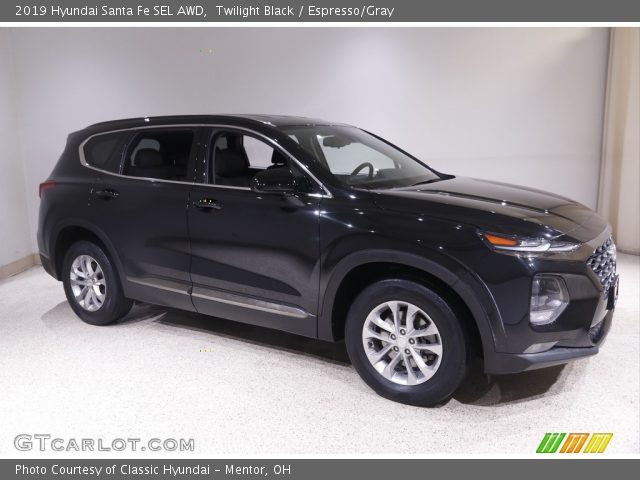 2019 Hyundai Santa Fe SEL AWD in Twilight Black