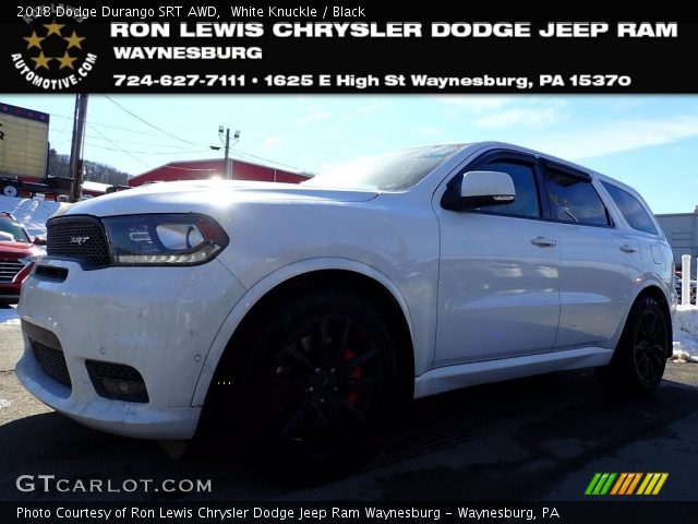 2018 Dodge Durango SRT AWD in White Knuckle