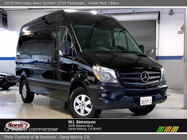 2018 Mercedes-Benz Sprinter 2500 Passenger in Velvet Red