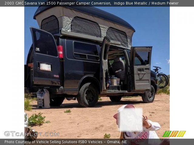2003 GMC Savana Van 1500 Passenger Camper Conversion in Indigo Blue Metallic