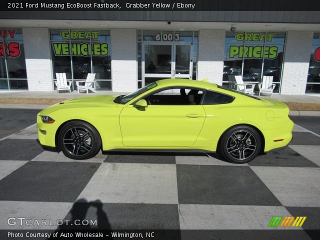 2021 Ford Mustang EcoBoost Fastback in Grabber Yellow