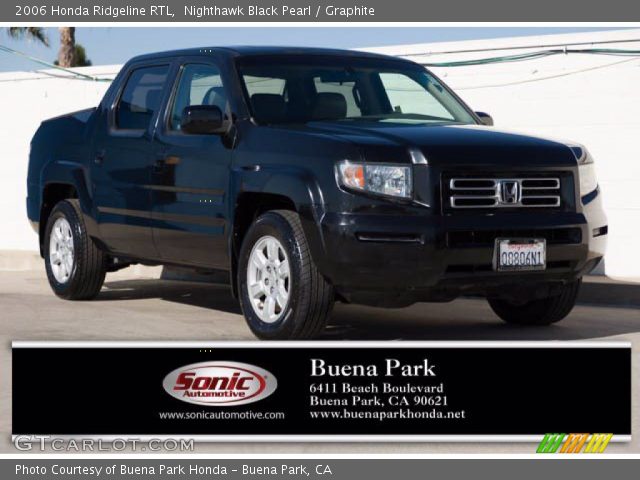 2006 Honda Ridgeline RTL in Nighthawk Black Pearl