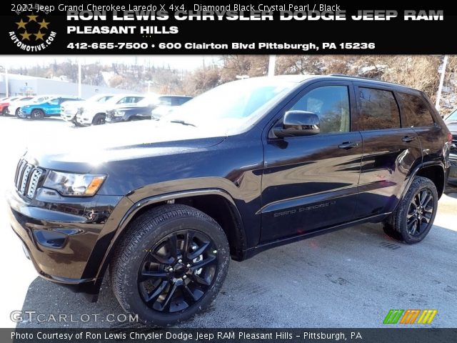 2022 Jeep Grand Cherokee Laredo X 4x4 in Diamond Black Crystal Pearl