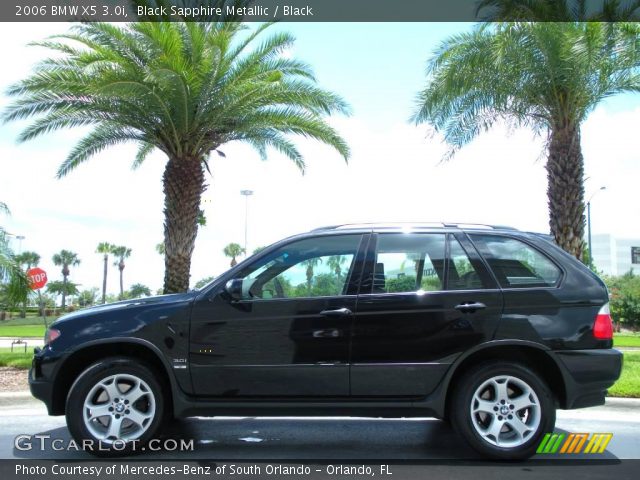 2006 BMW X5 3.0i in Black Sapphire Metallic