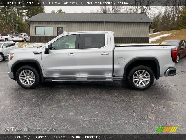 2021 GMC Sierra 1500 SLT Crew Cab 4WD in Quicksilver Metallic