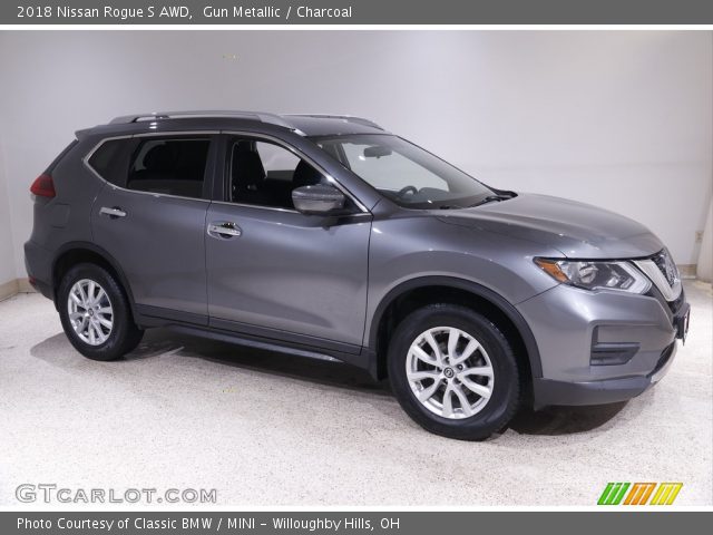 2018 Nissan Rogue S AWD in Gun Metallic