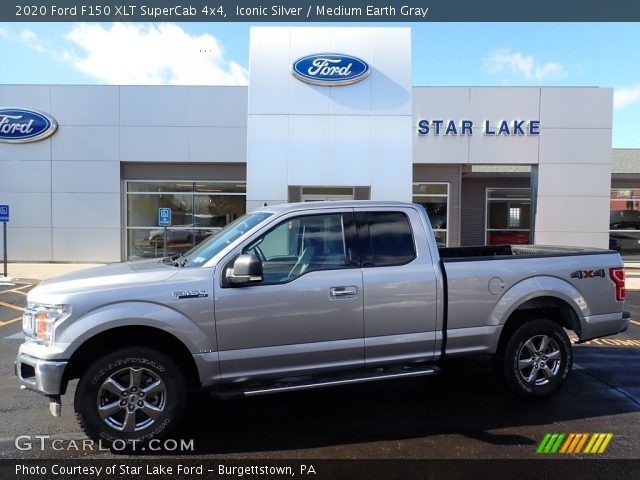 2020 Ford F150 XLT SuperCab 4x4 in Iconic Silver