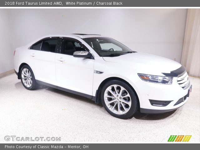 2018 Ford Taurus Limited AWD in White Platinum