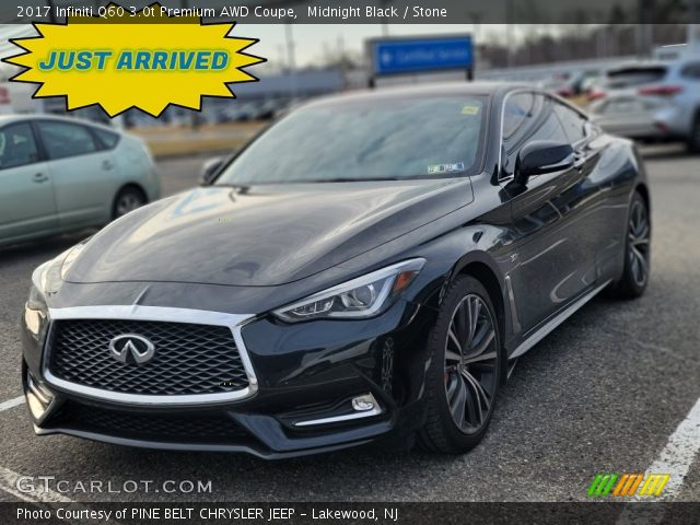 2017 Infiniti Q60 3.0t Premium AWD Coupe in Midnight Black