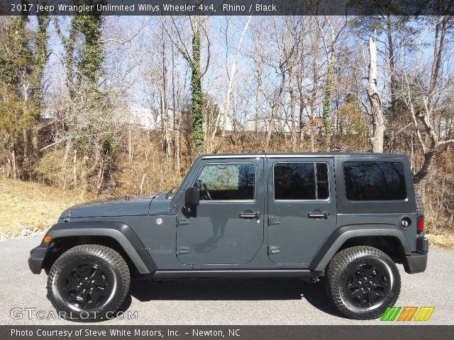 2017 Jeep Wrangler Unlimited Willys Wheeler 4x4 in Rhino