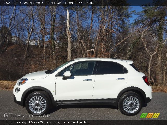 2021 Fiat 500X Pop AWD in Bianco Gelato (White)