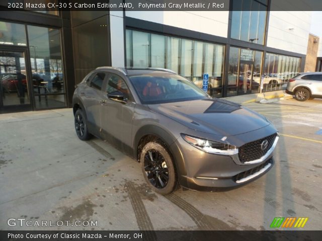 2022 Mazda CX-30 S Carbon Edition AWD in Polymetal Gray Metallic