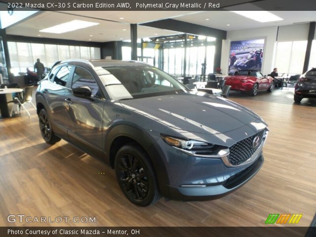 2022 Mazda CX-30 S Carbon Edition AWD in Polymetal Gray Metallic