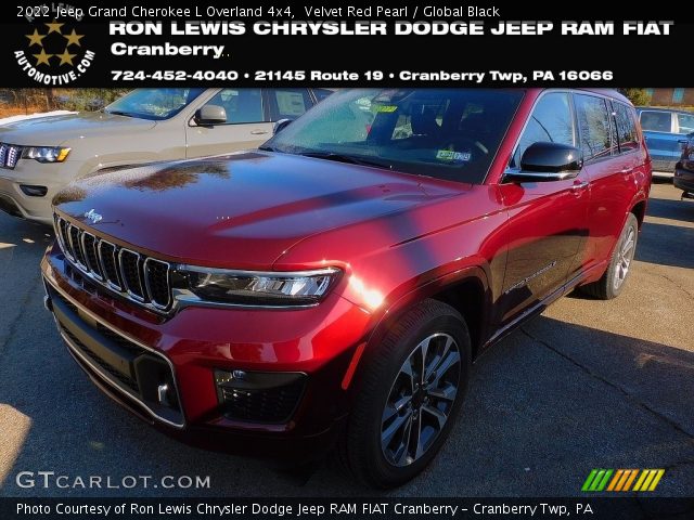 2022 Jeep Grand Cherokee L Overland 4x4 in Velvet Red Pearl