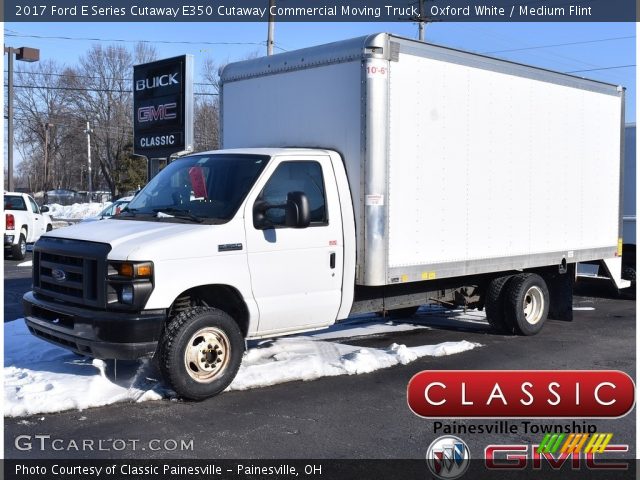2017 Ford E Series Cutaway E350 Cutaway Commercial Moving Truck in Oxford White